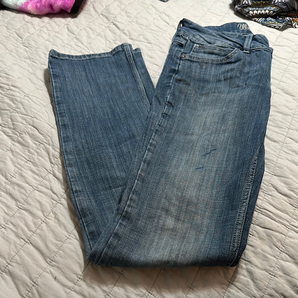 Wrangler Blue Straight Leg Jeans